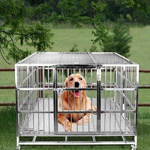 Heavy Duty Stainless Steel Dog Cage Kennel Crate and Playpen K2224