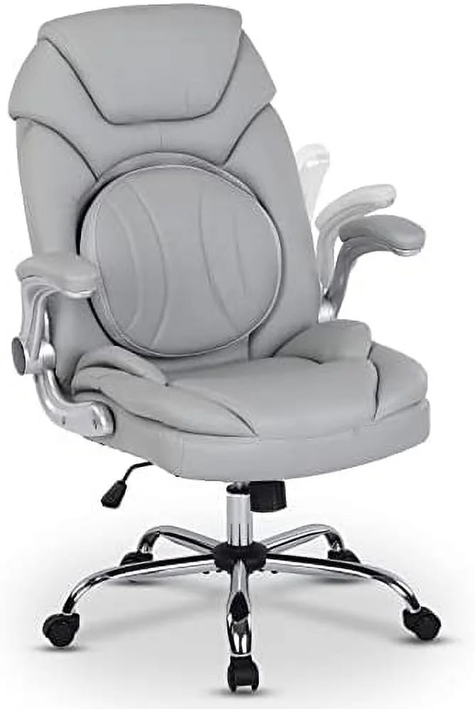 Executive Ergonomic PU Leather Office Chair with Lumbar Support Q936
