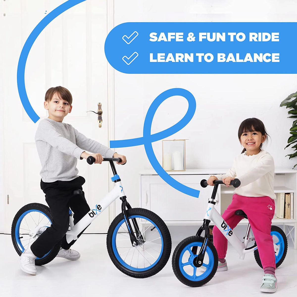 Aluminum Lightweight 12” No-Pedal Toddler Balance Bike Y6992