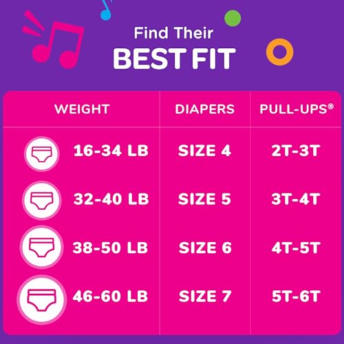 Potty Training Pants 3T-4T 112 Count U753595