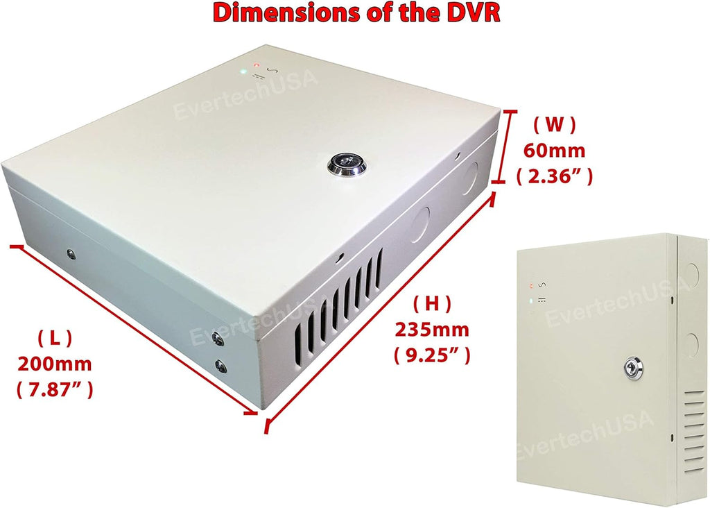 16 Channel 12 Volt DC Output CCTV Power Supply Box with 18 Pcs DC Male Pigtail R549