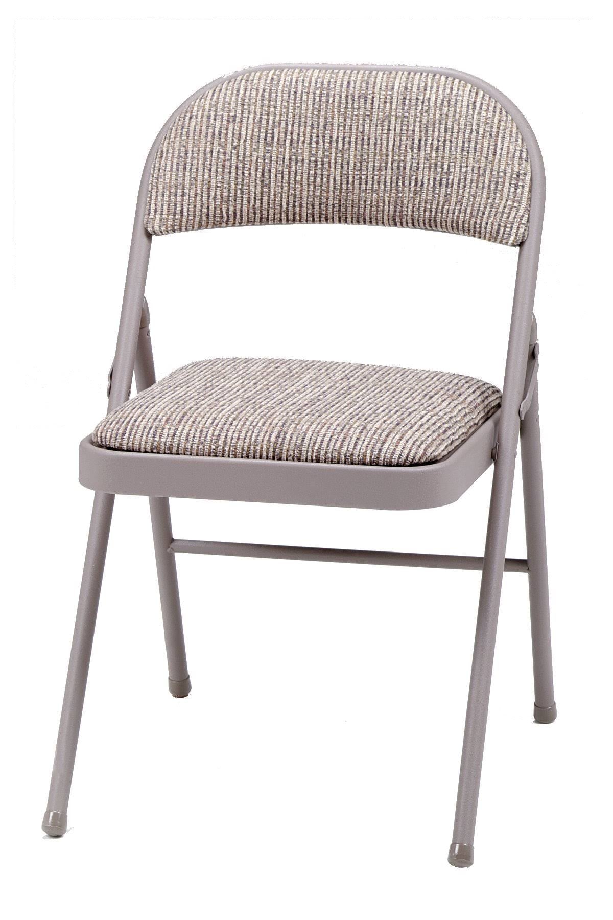 Metal & Fabric Folding Chair, 4 Count B97215