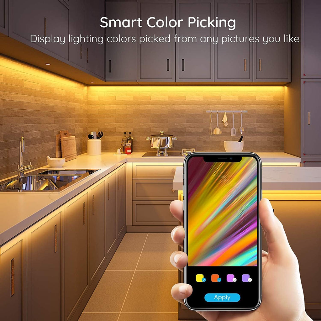 65.6ft Smart WiFi RGB LED Strip Lights Pack of 2 B920