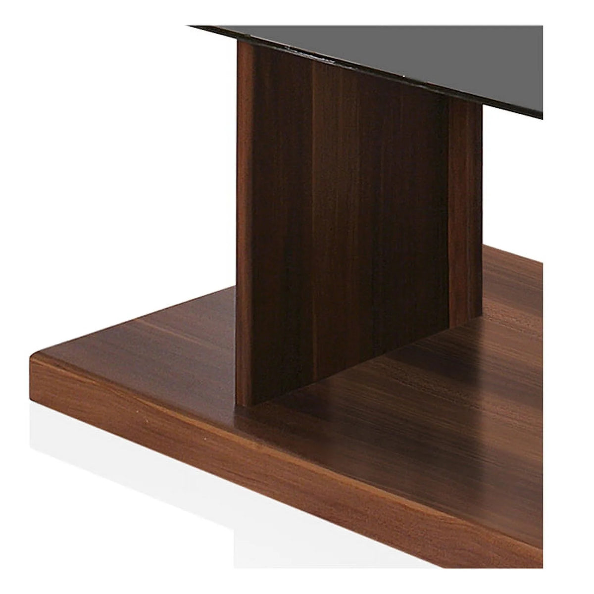 Contemporary Wood Coffee Table in Dark Walnut H225028
