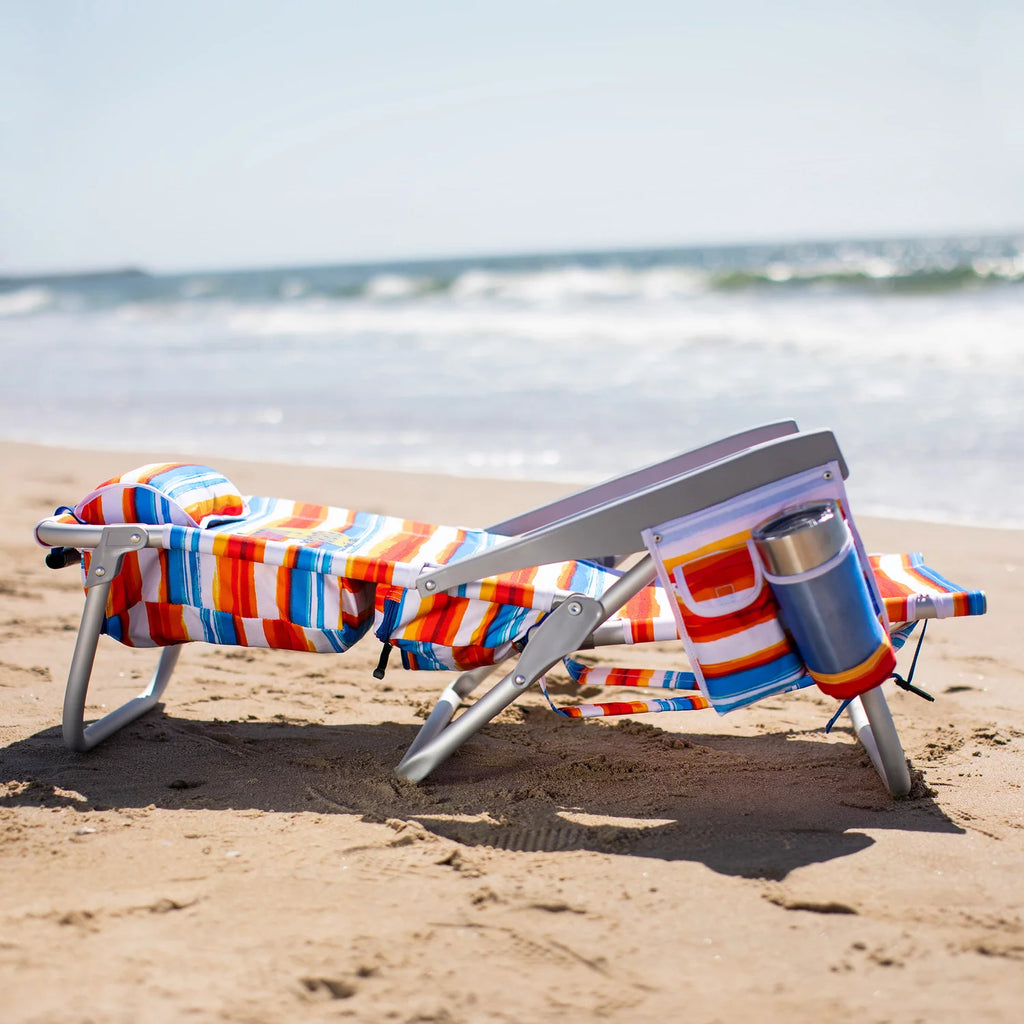 2-Pack Lay Flat Reclining Beach Chair N602652