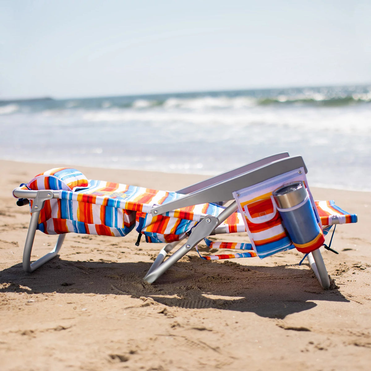 2-Pack Lay Flat Reclining Beach Chair N602652