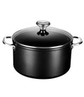 6.3-Quart Nonstick Stockpot with Glass Lid Y36429