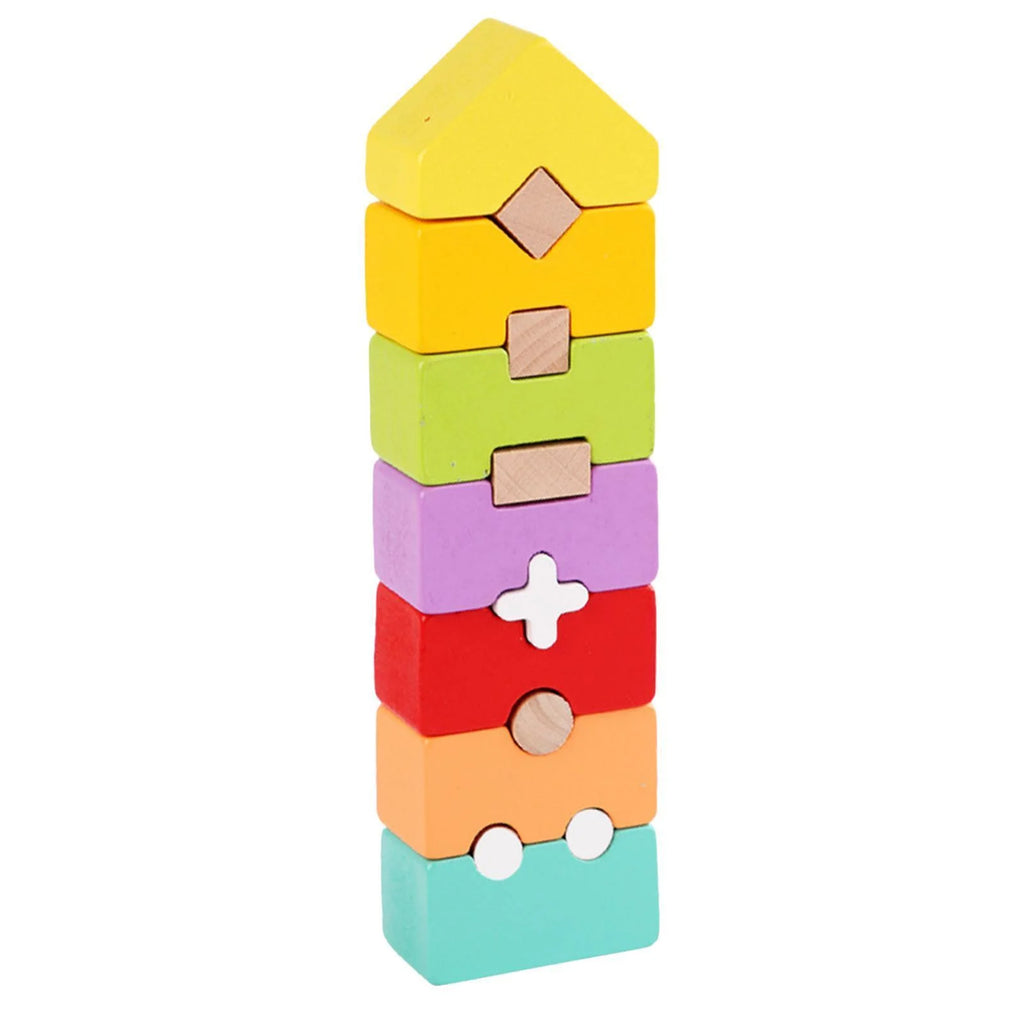 Rainbow Stacker Stacking Game Construction Toys M3779