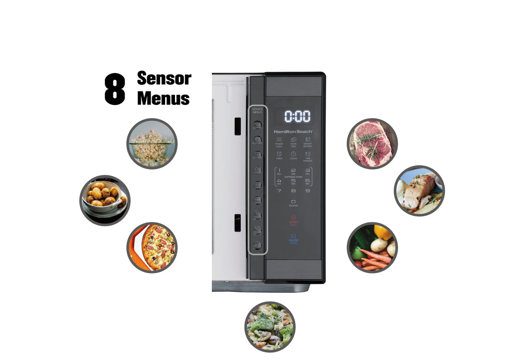 1.1 cu ft Stainless Steel Countertop Microwave Oven I5186