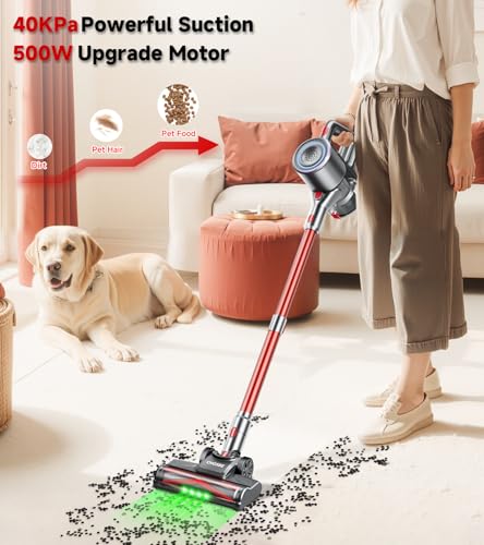 Cordless Stick Vacuum 500W 40Kpa 45Mins 1.5L Dust Cup N20041