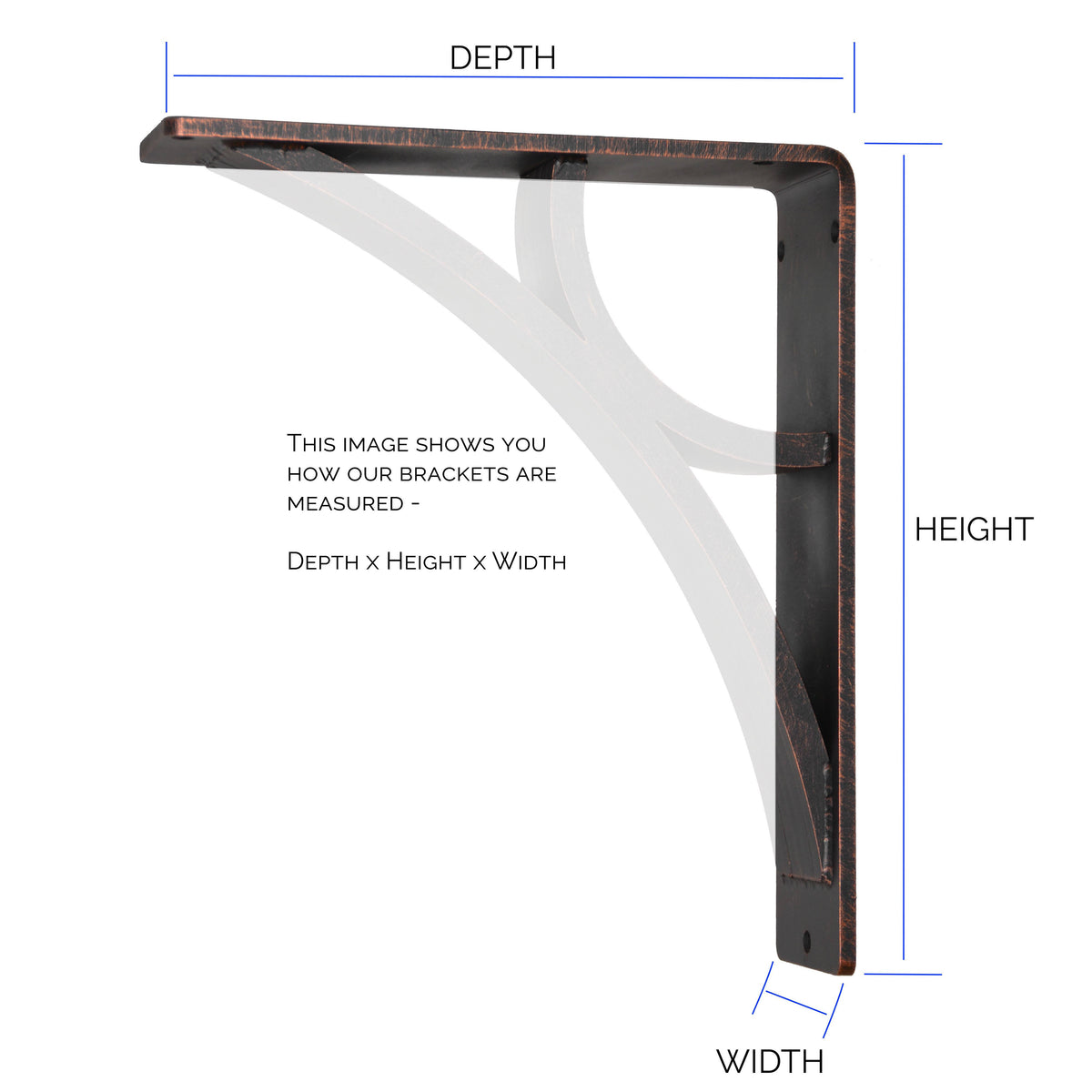 Wrought Iron Countertop Corbel Z846