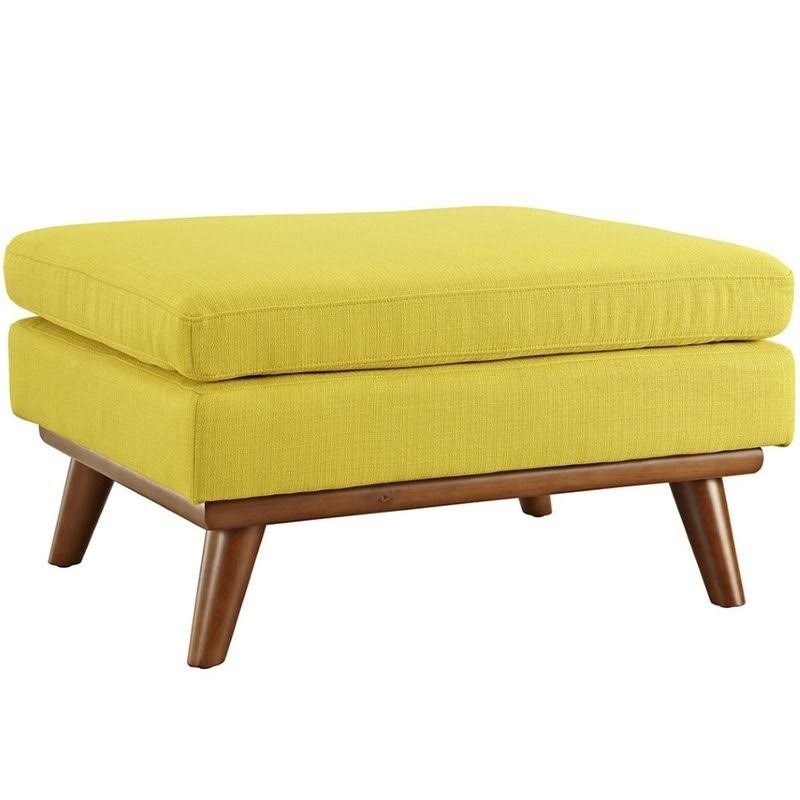 Fabric Ottoman in Sunny A2352