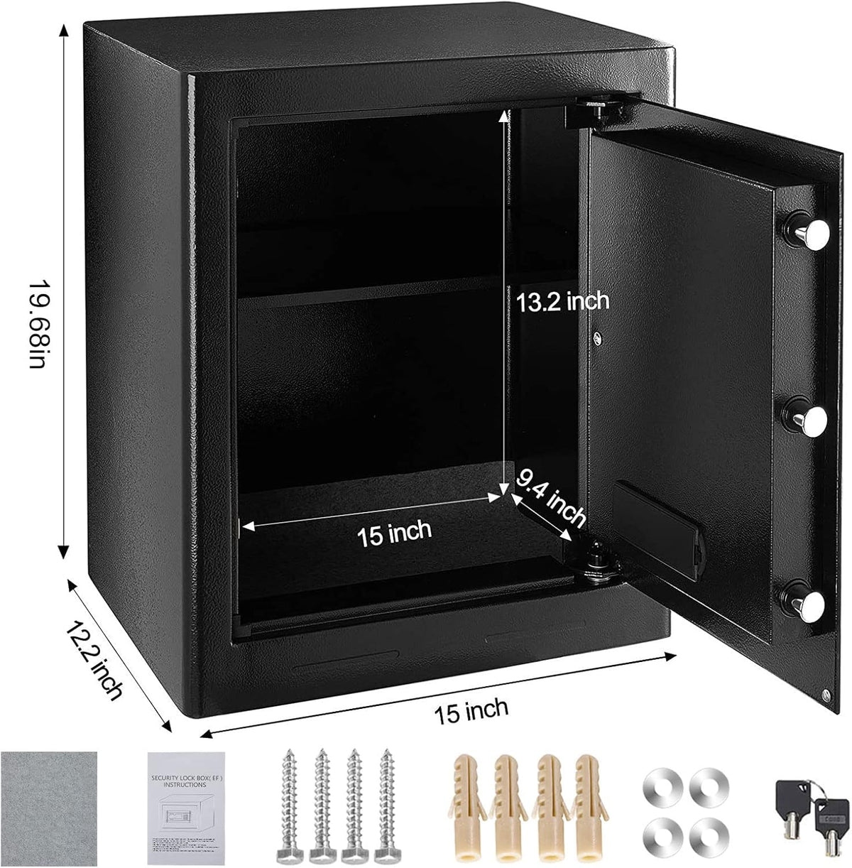 Fireproof Waterproof Digital Safe Box with Keypad O5631