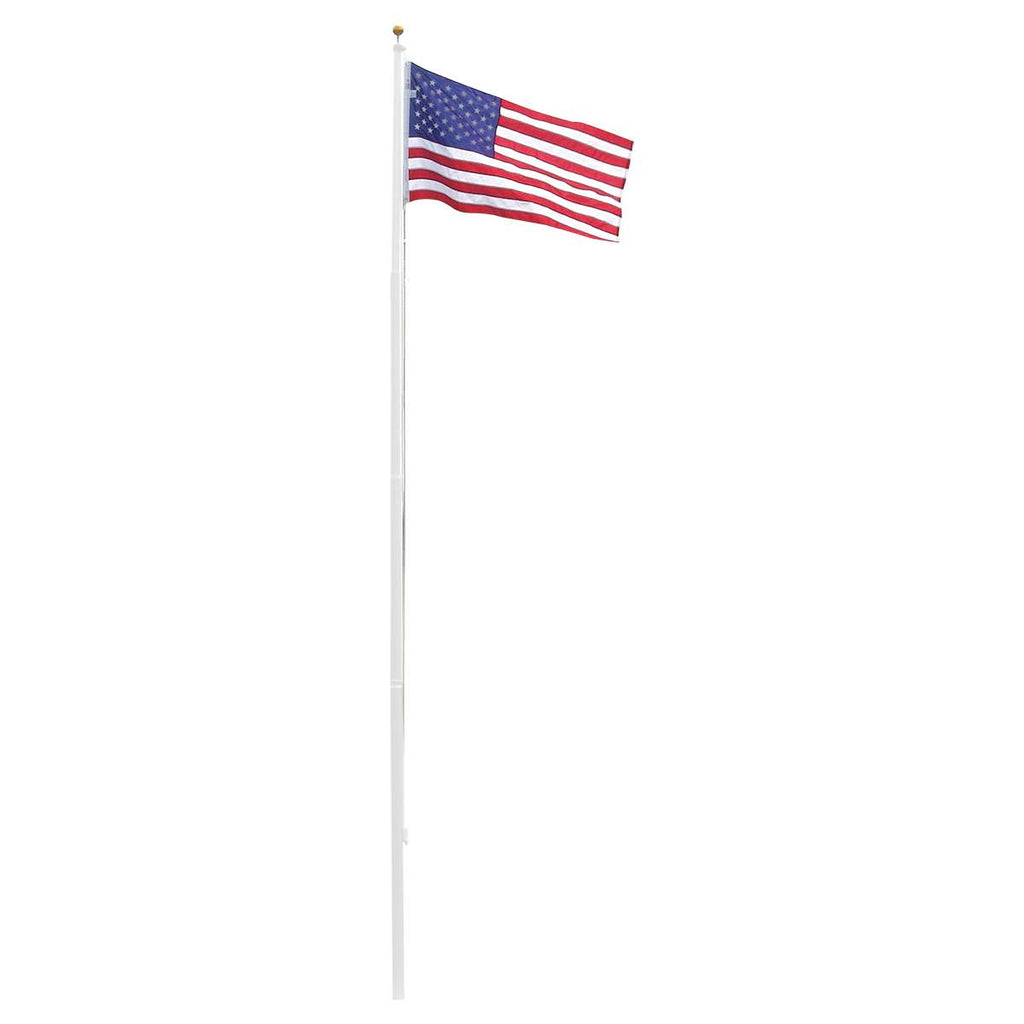 20ft Residential Flagpole with Nylon Flag 3ft x 5ft O314