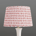 Block Print Pleated Lamp Shade Sage 16x22 T5275