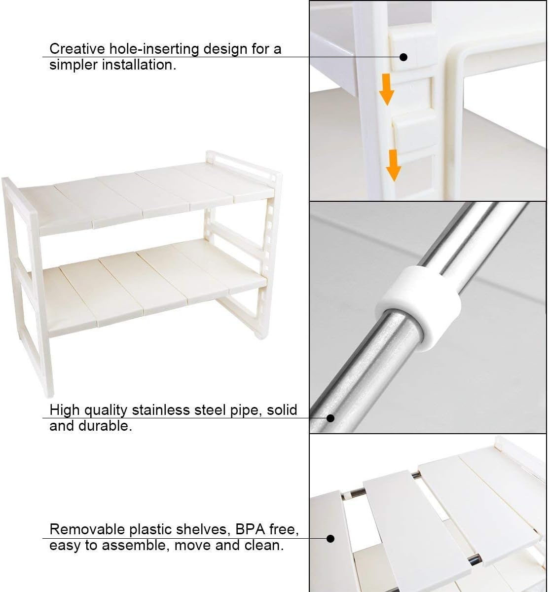 Expandable 2 Tier Under Sink Organizer A692