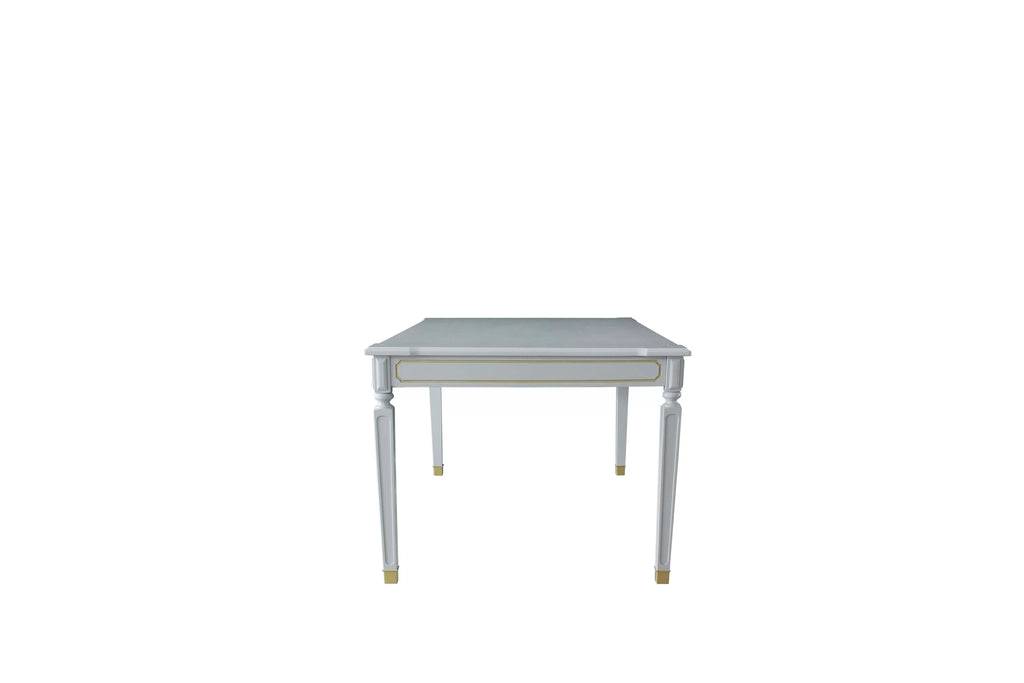 Dining Table Pearl Gray Finish G97247
