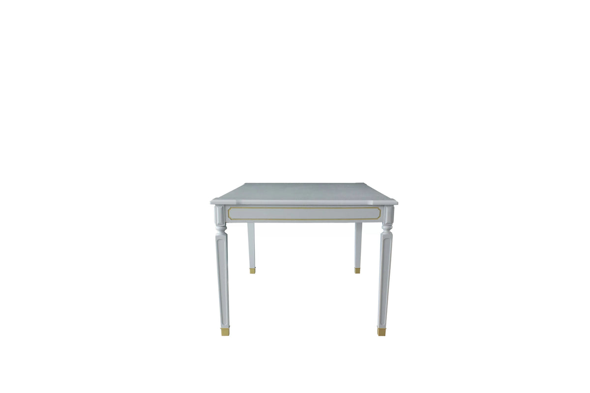 Dining Table Pearl Gray Finish G97247