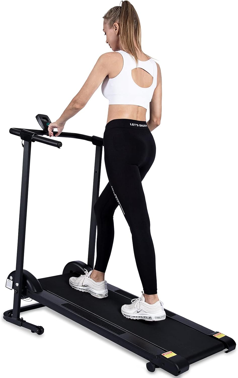 Small Foldable Manual Treadmill with 10° Incline W583