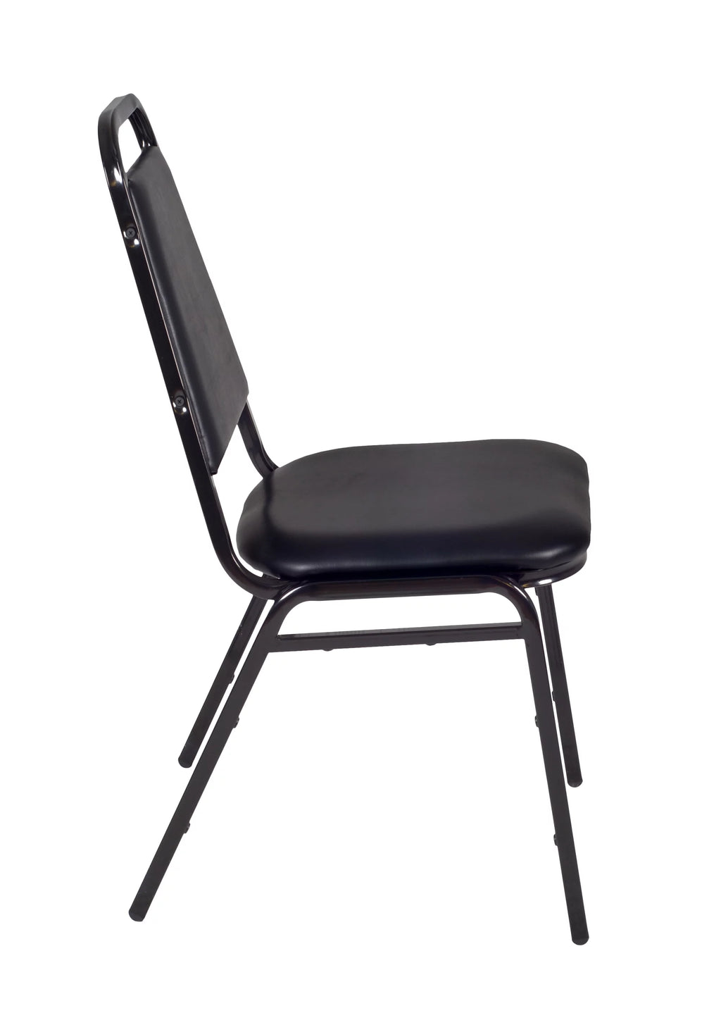 48 in. Round Breakroom Table with 4 Stack Chairs P69188