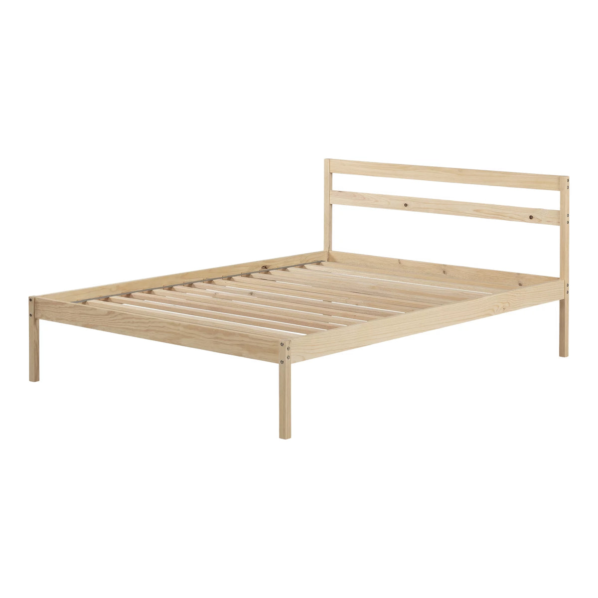 Complete Bed Full Natural Wood Q4702