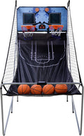 Foldable Indoor Basketball Arcade Game with LED Scoreboard O530913
