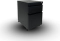 3 Drawer Black Mobile Locking File Cabinet V20150