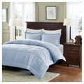Blue King/Cal King Down Alternative Comforter Mini Set E200
