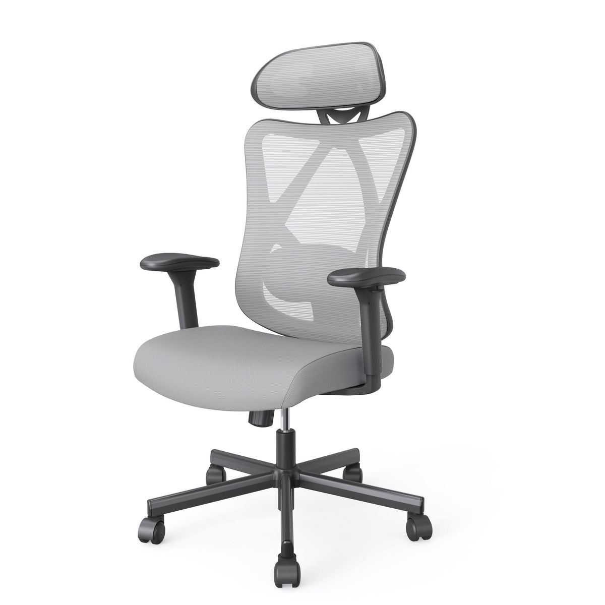 Grey Ergonomic Height Adjustable Office Chair P43165