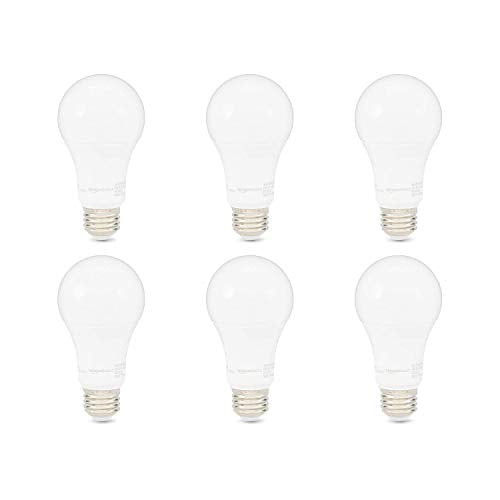 A19 LED Light Bulbs 60 Watt Equivalent 9W E26 Soft White 2700K Dimmable 6-Pack R144947