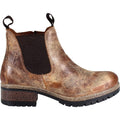 Womens Chelsea Round Toe Casual Boots Ankle Low Heel U57848