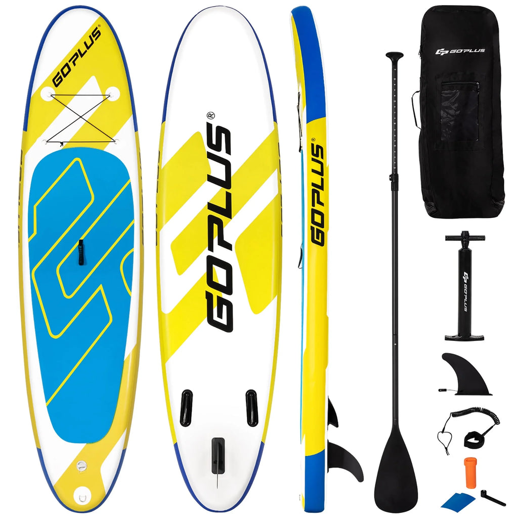 11ft Inflatable Stand Up Paddle Board Yellow O4333