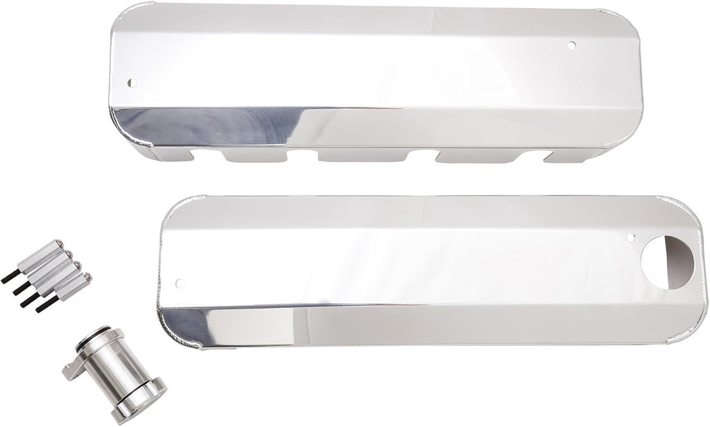 Polished LS1 Fabricated Coil Cover with Oil Filler Q721574
