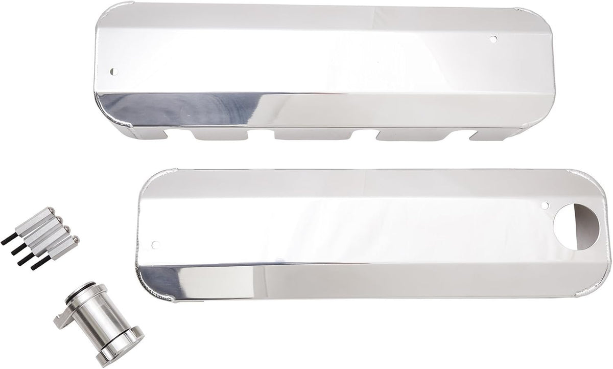 Polished LS1 Fabricated Coil Cover with Oil Filler Q721574