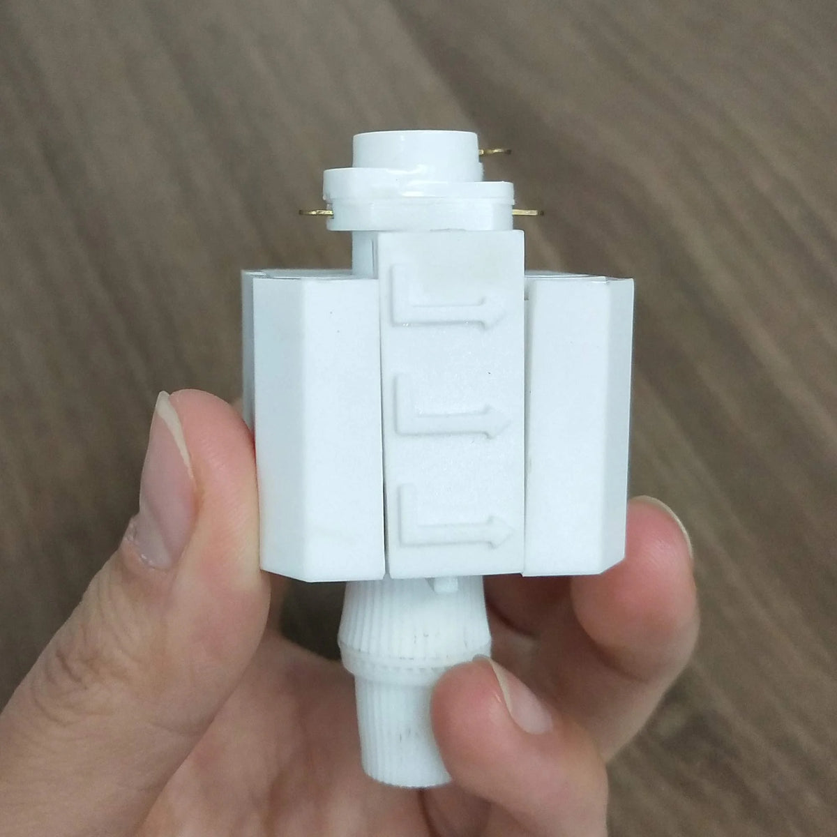 White 6 Pack Track Lighting Connector E1537