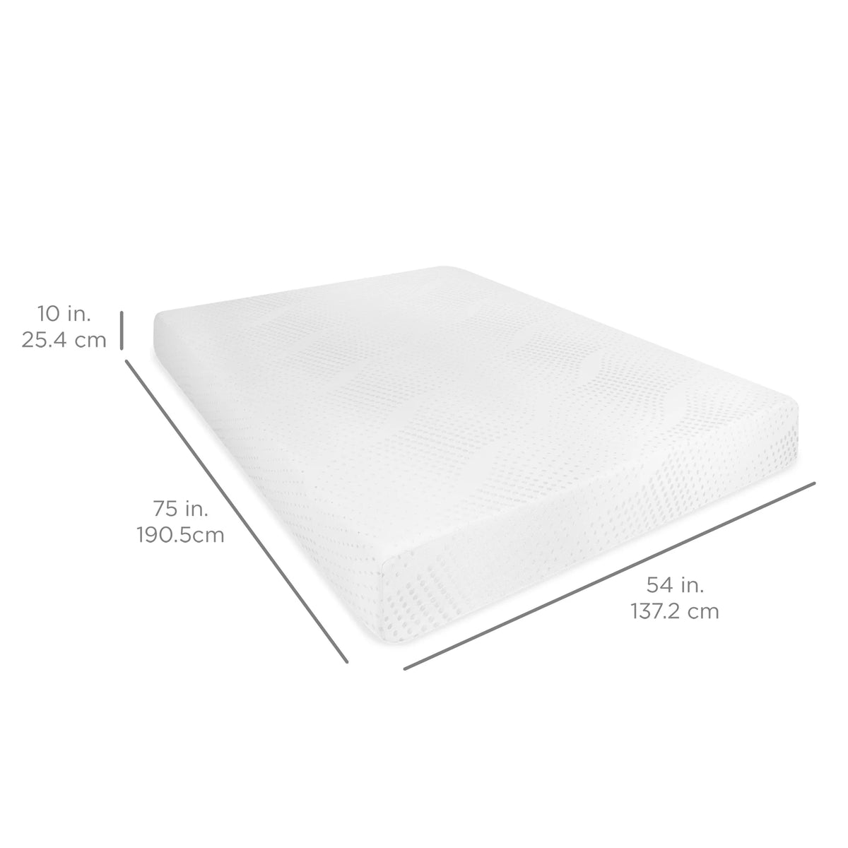 Queen Size Dual Layered Memory Foam Mattress X738