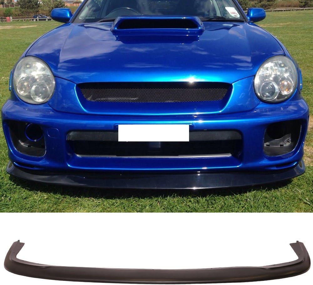 Black PU Front Bumper Lip Under Chin Spoiler J2150