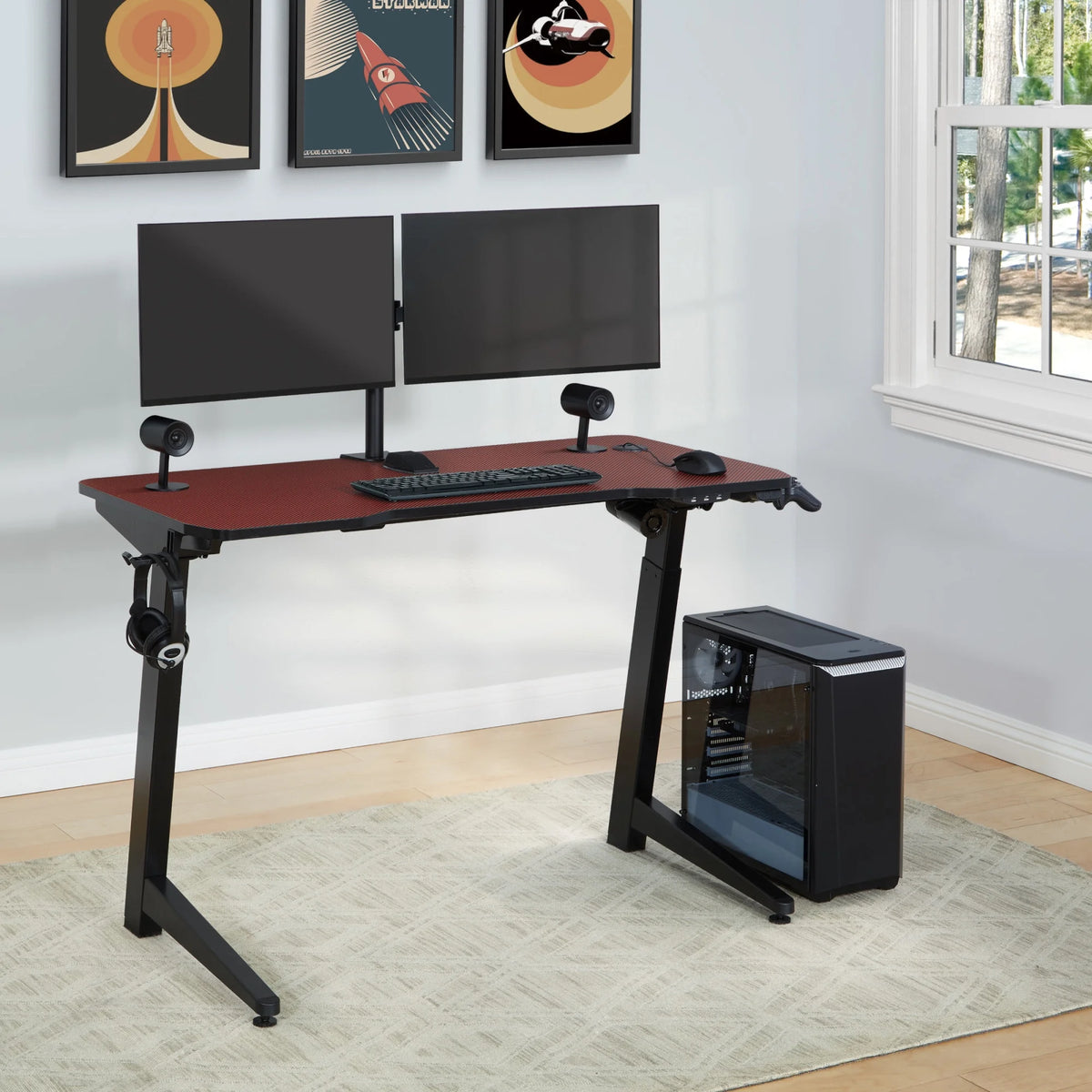 Red Electric Gaming Desk C4581