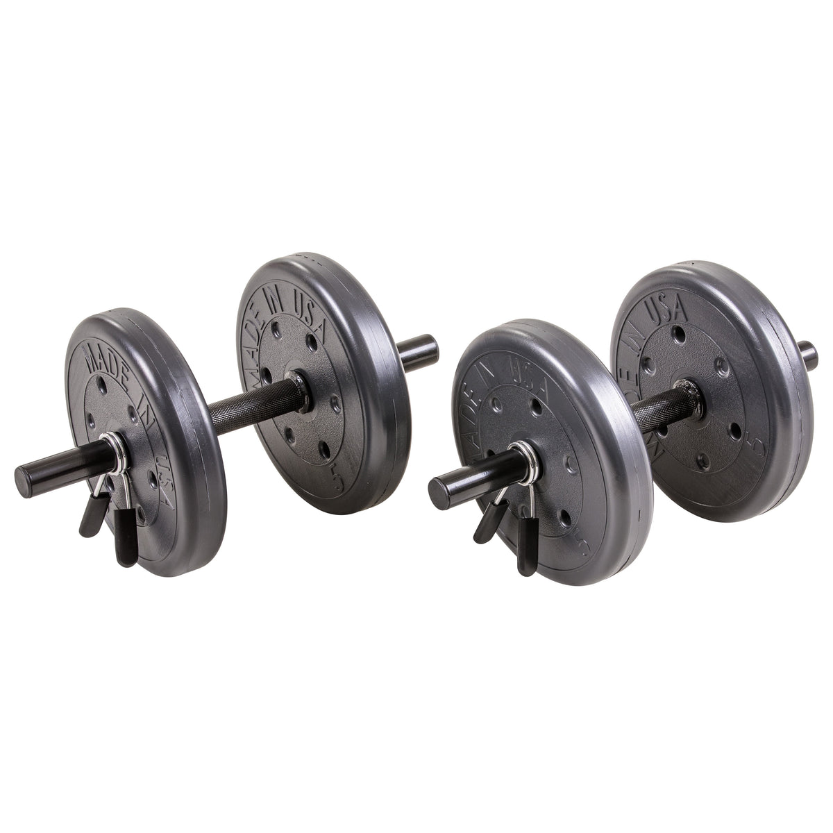 105 lb Barbell and Dumbbell Weight Set with 6-foot Bar O11678