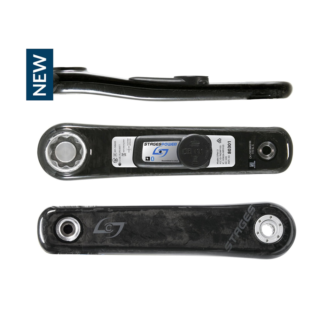 Left Arm Power Meter Carbon for SRAM BB30 165mm J391145