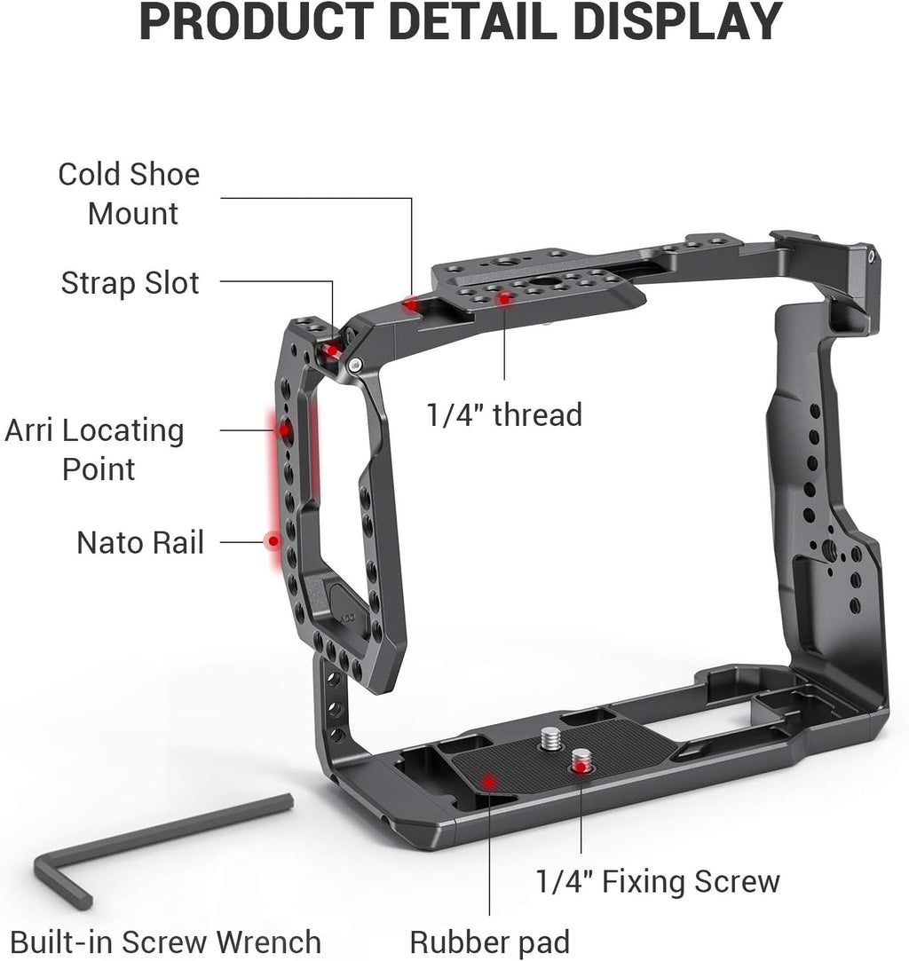 Camera Cage with Battery Grip Y5746