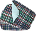 Plaid Small Washable Chair Pad Bed Pad 17x24 M88413