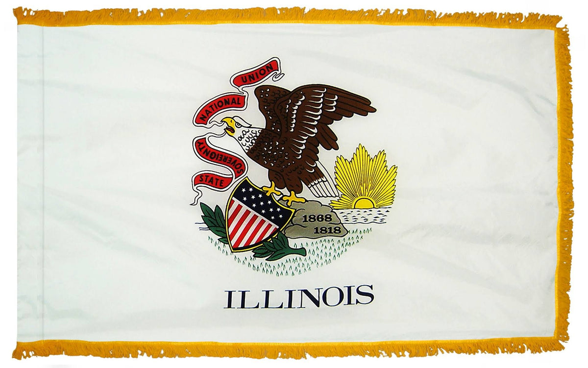 4ft. x 6ft. Fringed Flag with Side Pole Sleeve O628