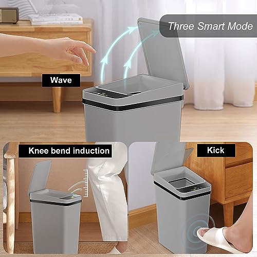 2.5 Gallon Touchless Sensor Bathroom Trash Can A26185