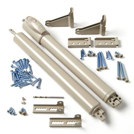 Storm Door Top and Bottom Closer Kit in Sandtone E5312