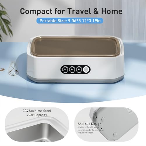 Ultrasonic Retainer Cleaner 650ML Stainless Steel H83567