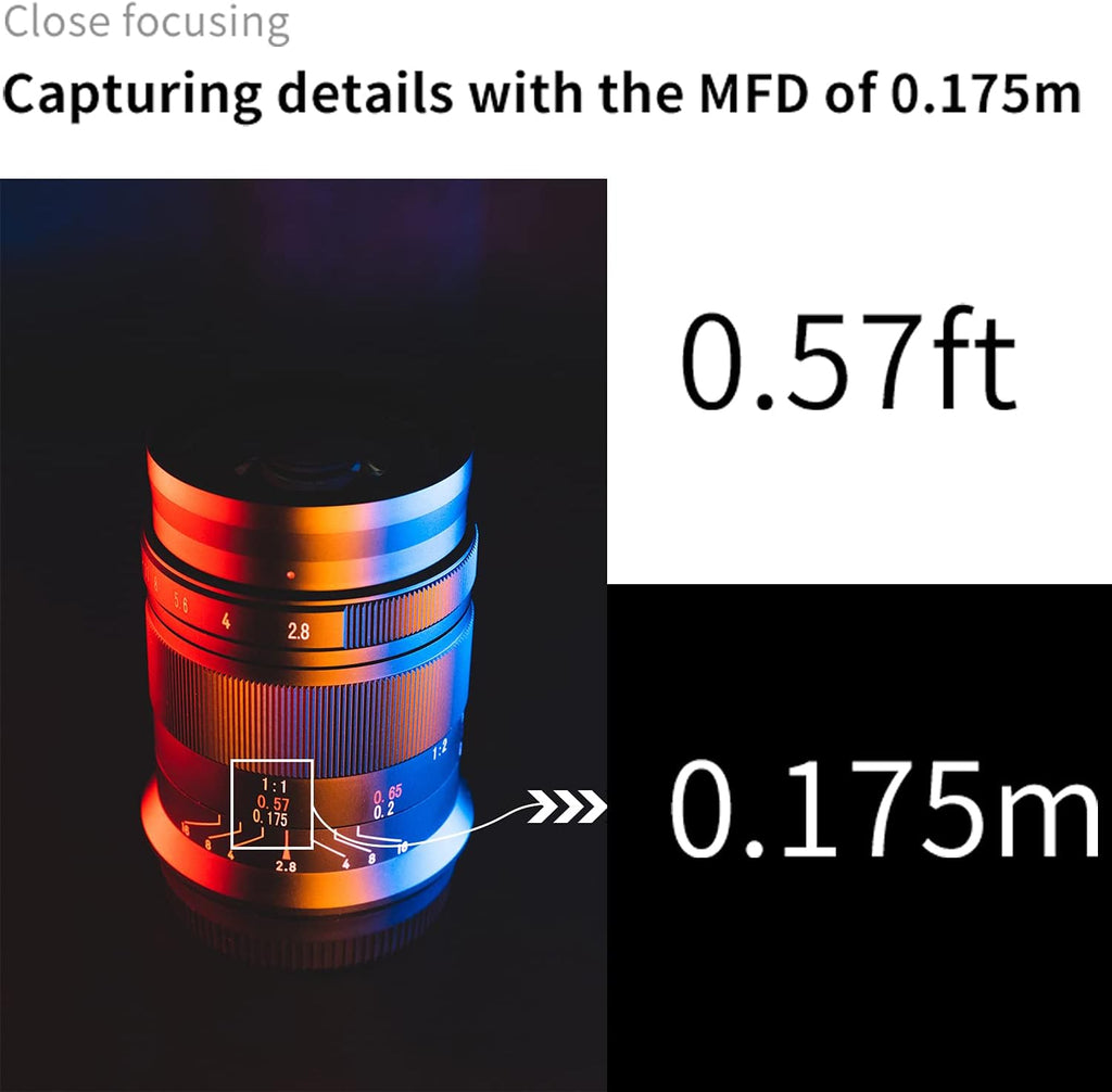 60mm F2.8 II Manual Focus APS-C Macro Lens for Fujifilm X-Mount Cameras S87013