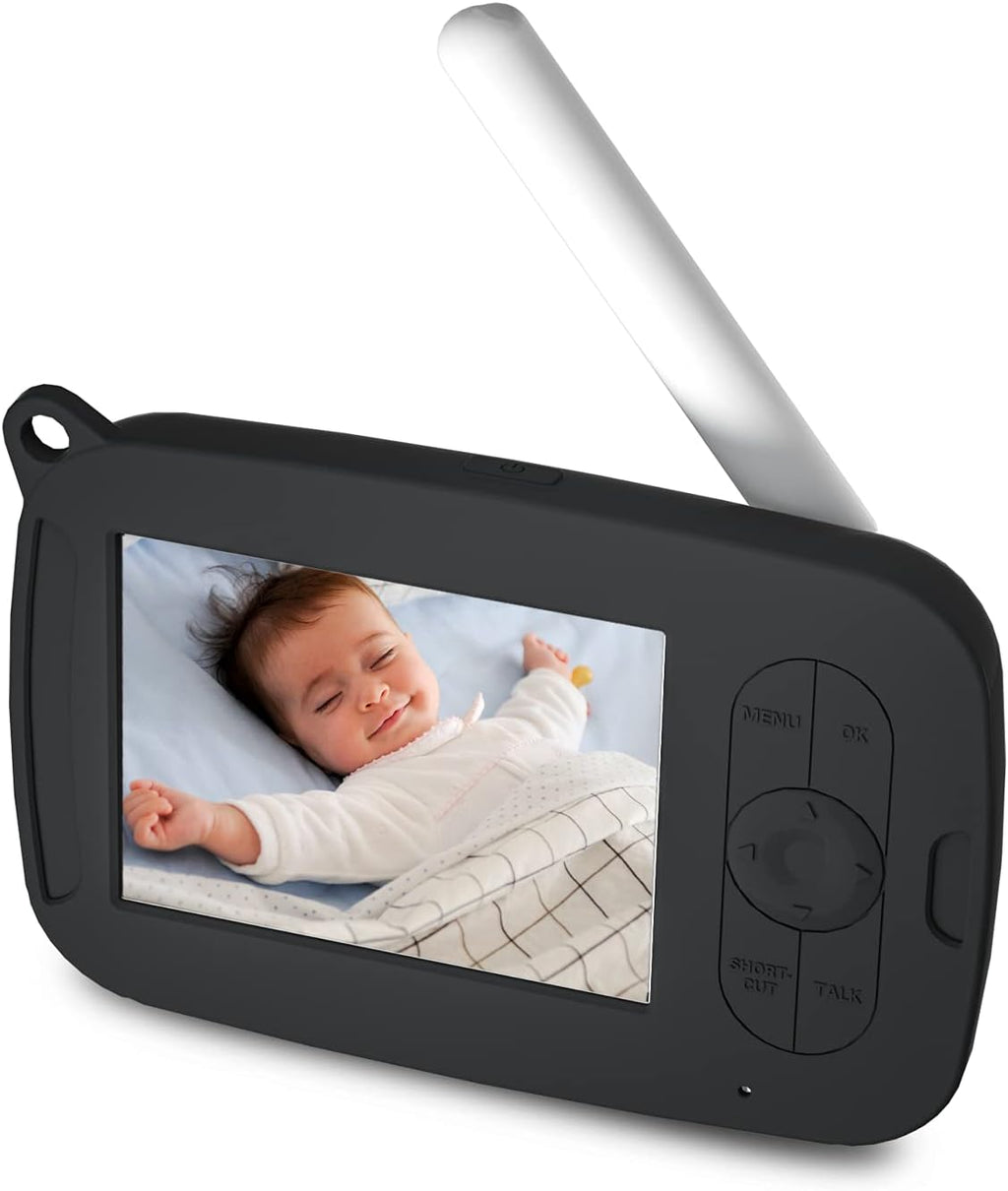Silicone Case for Video Baby Monitor 3.5 Display Only Black V5024