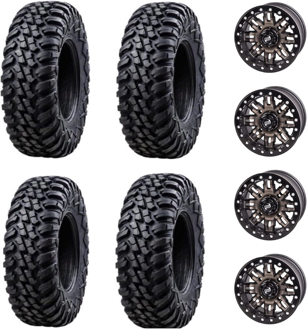 32x10-14 8-Ply Radial UTV Tires on Beadlock Wheels M173424