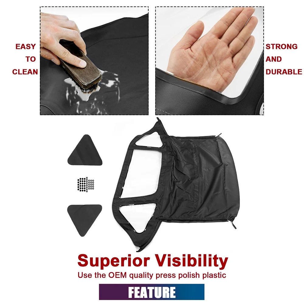 Convertible Soft Top with Clear Plastic Window for Triumph Spitfire M180467